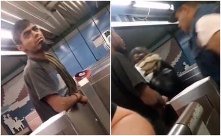Hombre cobra "cooperación voluntaria" para entrar al Metro Lagunilla