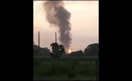 Fallece uno de los tres heridos por explosión de ducto de gas de Pemex en Veracruz
