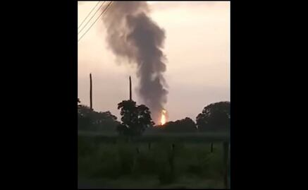 Fallece uno de los tres heridos por explosión de ducto de gas de Pemex en Veracruz