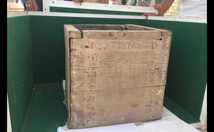 Hallan caja de vasos canopes de un noble egipcio