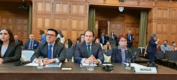 Celorio en La Haya: “Moral y el derecho, con México”