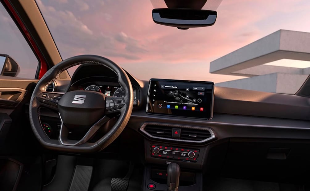 La cabina del Seat Ibiza 2027 permite mayor comodidad y una experiencia de manejo inmersiva. Foto: Seat