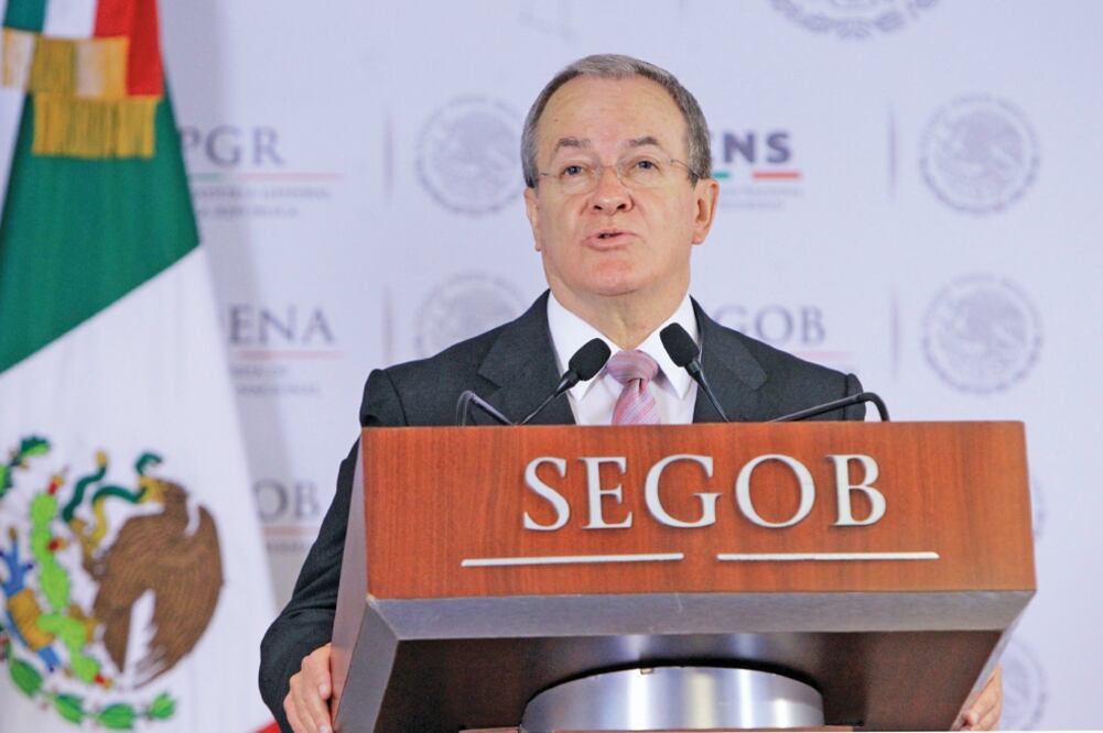 Monte Alejandro Rubido García fue designado como titular de la Unidad de Gobierno de la Segob, en sustitución de David Garay Maldonado (ARCHIVO EL UNIVERSAL)