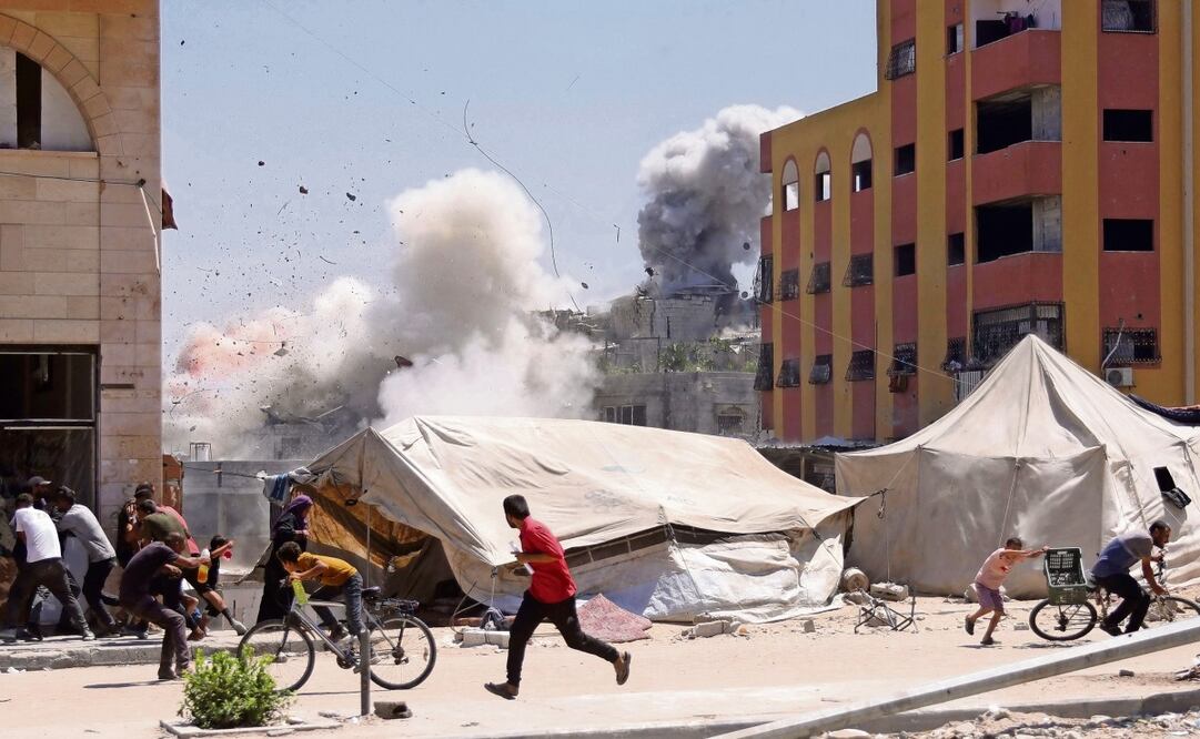 Ataque en Gaza. Foto: Bashar Taleb / AFP