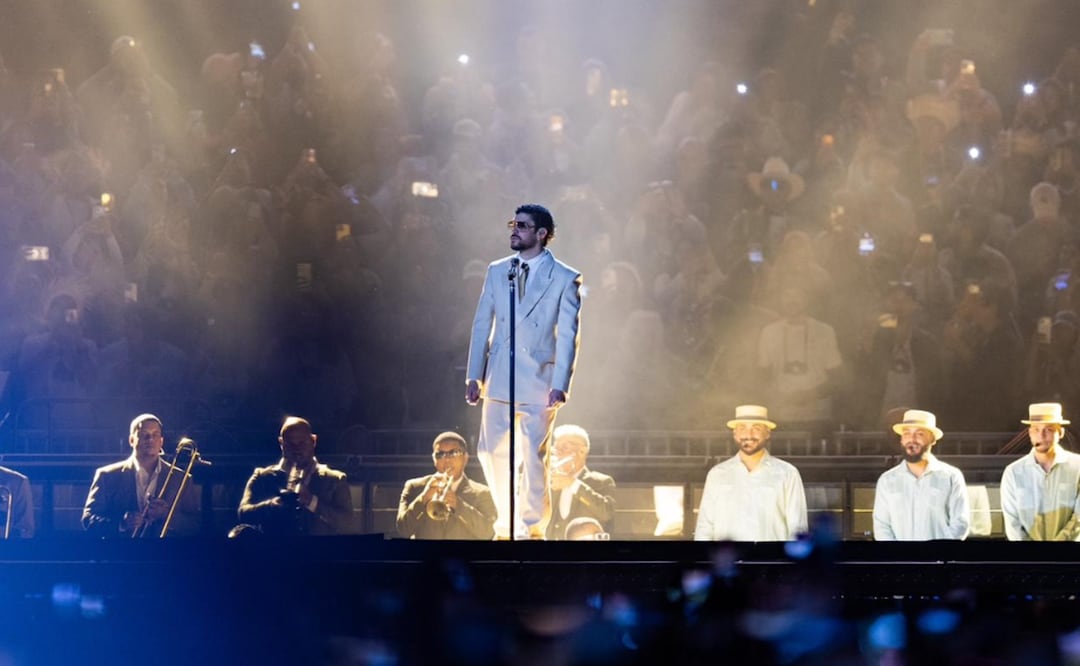 El cantante puertorriqueño Bad Bunny ofreció ocho conciertos en el Estadio GNP, de la Ciudad de México como parte de su gira "Debí tirar más fotos".
FOTO: Hugo Salvador/EL UNIVERSAL.