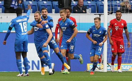 Hoffenheim aplasta al Bayern y acaba con su invicto de casi 10 meses