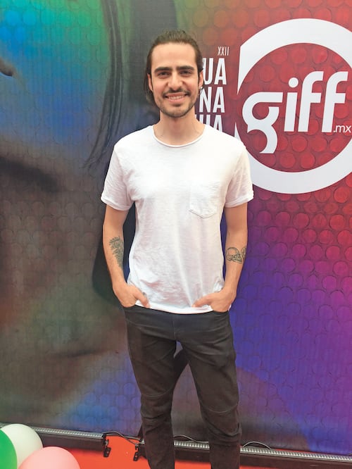 El director presentó su ópera prima en el festival de cine de Guanajuato. CESAR HUERTA. EL UNIVERSAL