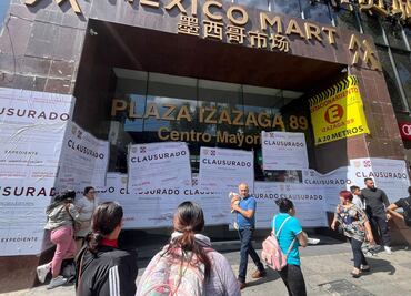 “Ya nos imaginábamos que iba pasar algo así": admiten comerciantes tras la clausura de Plaza Izazaga 89