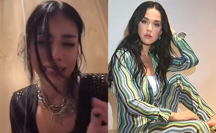 Se le salen las lágrimas a Danna Paola luego de conocer a Katy Perry