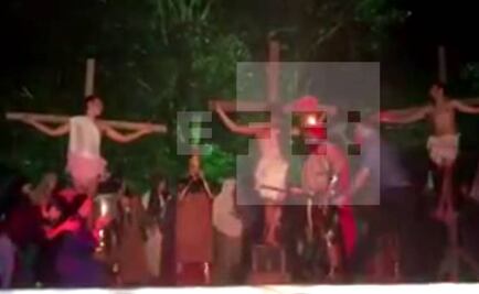 VIDEO. Un hombre en Brasil ataca a actor para "salvar" a Jesús