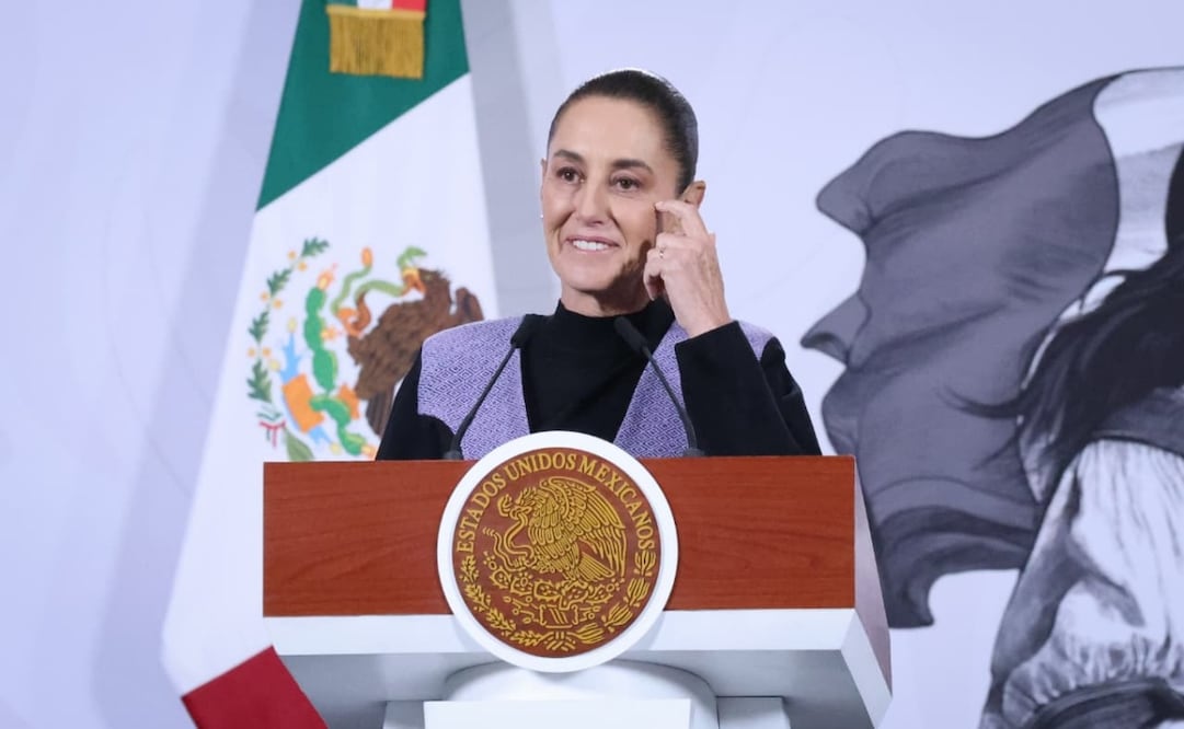 Conferencia matutina de la presidenta Claudia Sheinbaum Pardo en Palacio Nacional el 26 de marzo de 2026. Foto: Luis Camacho / EL UNIVERSAL
