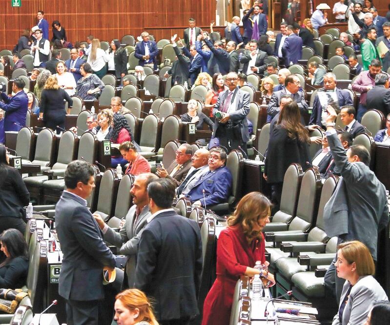 La Cámara de Diputados, con los votos de 400 legisladores, aprobó modificaciones a la ley contra la violencia a la mujer. DIEGO SIMÓN. EL UNIVERSAL
