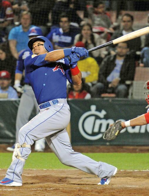 Manny Rodríguez conectó un jonrón con la casa llena (DIABLOS ROJOS)