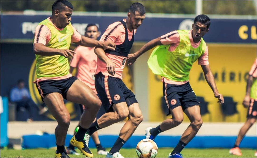 Entrenamiento del América. Foto: Twitter