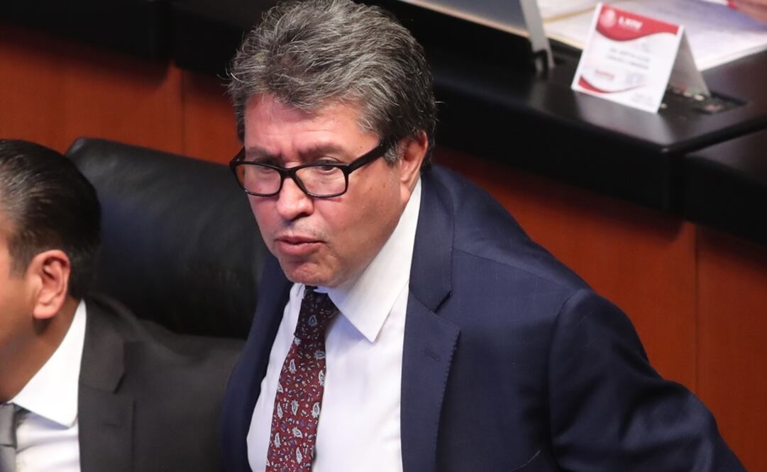 Ricardo Monreal, presidente de la Junta de Coordinación Política. Lucía Godínez / EL UNIVERSAL