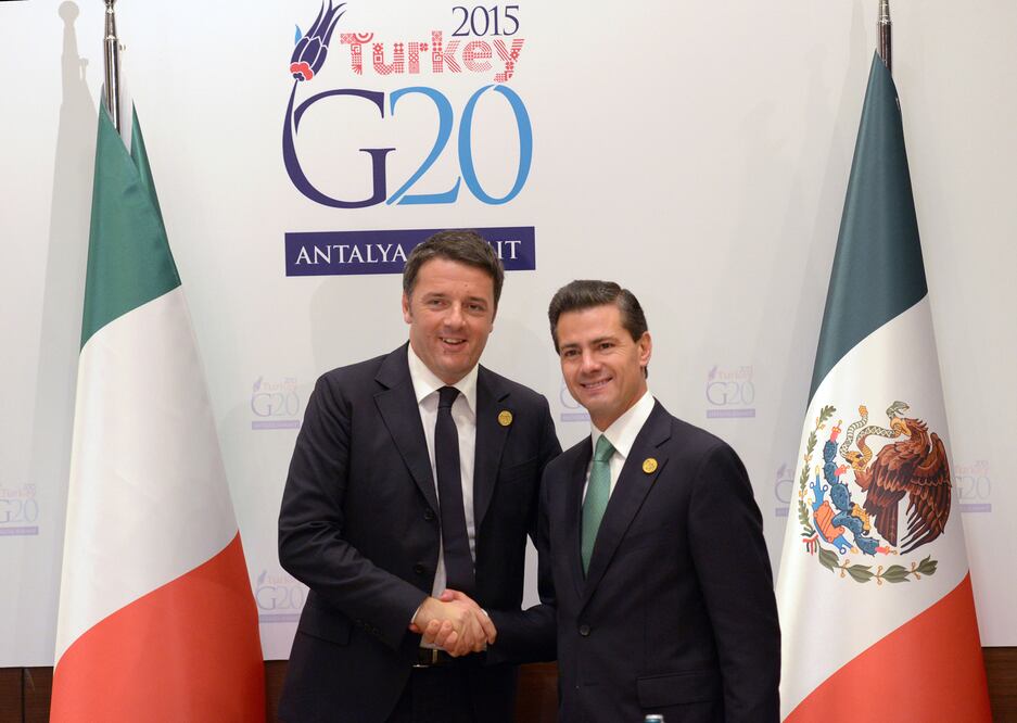 El presidente Enrique Peña Nieto se reunió con el presidente del Consejo de Ministros de la República Italiana, Matteo Renzi. (Foto: Especial)