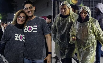 Fanáticos de Zoé resisten la lluvia con bolsas e impermeables improvisados; preocupa la cancelación del show en el GNP
