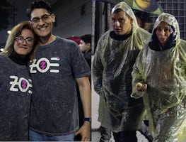 Fanáticos de Zoé resisten la lluvia con bolsas e impermeables improvisados; preocupa la cancelación del show en el GNP