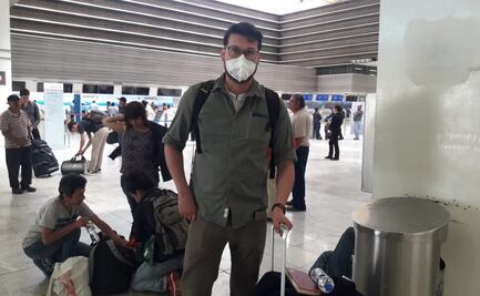 Crónicas del coronavirus. Aeropuerto de la CDMX, sin medidas de seguridad