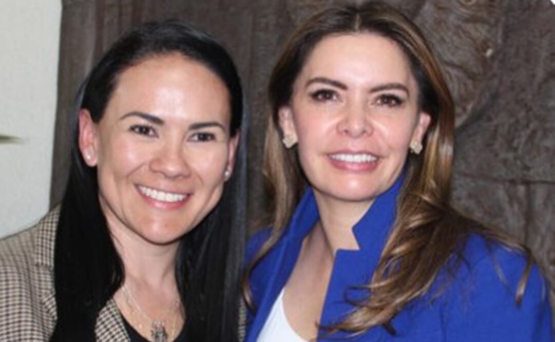 Laura Barrera Fortoul y Alejandra del Moral. Foto: Redes sociales