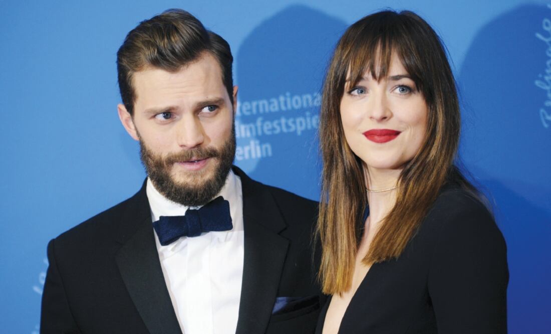 Jamie Dornan y Dakota Johnson, protagonistas de la historia, no acudieron a la ceremonia realizada en Los Ángeles (REUTERS)