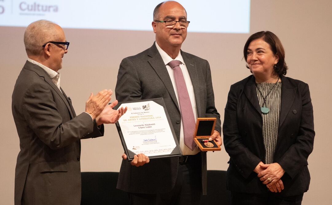 El arqueólogo recibió el Premio Nacional de de Artes y Literatura 2024. Foto: INBAL