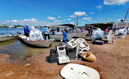 Sinaloa organiza torneo para limpiar la bahía de Altata, en Navolato, de desechos plásticos
