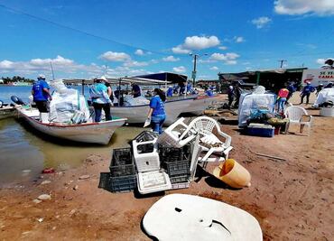 Sinaloa organiza torneo para limpiar la bahía de Altata, en Navolato, de desechos plásticos
