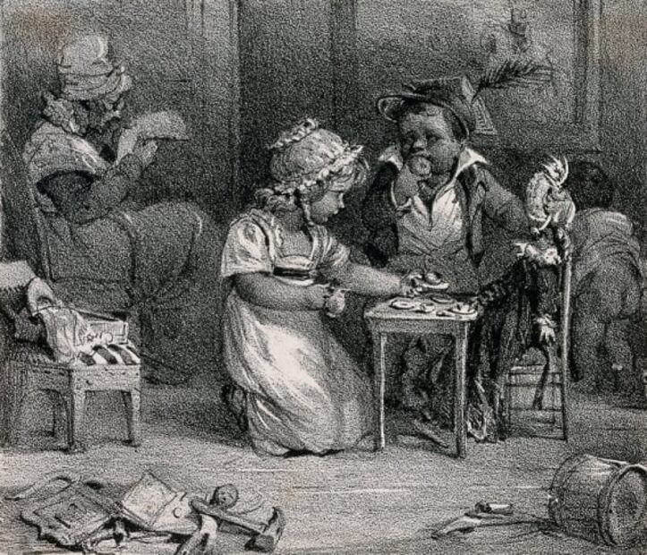 Las extravagantes muñecas europeas