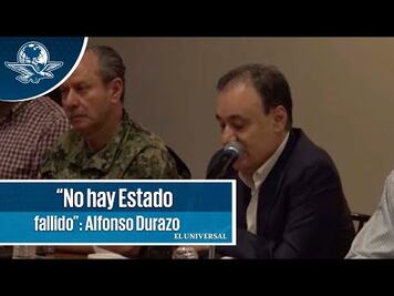 "No hay Estado fallido, solo operativo fallido": Alfonso Durazo