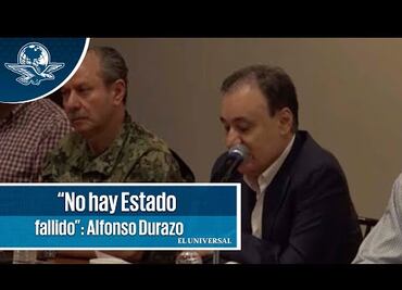 "No hay Estado fallido, solo operativo fallido": Alfonso Durazo