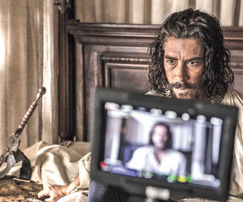 El actor español Óscar Jaenada interpreta a Hernán Cortés. DOPAMINA