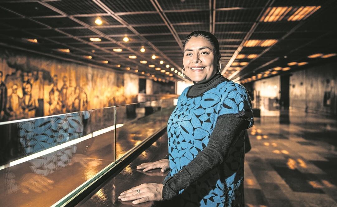 Eufrosina Cruz, de 44 años, es una diputada que abrió brecha en muchos sentidos y se reveló frente a los usos y costumbres. Foto: ESPECIAL