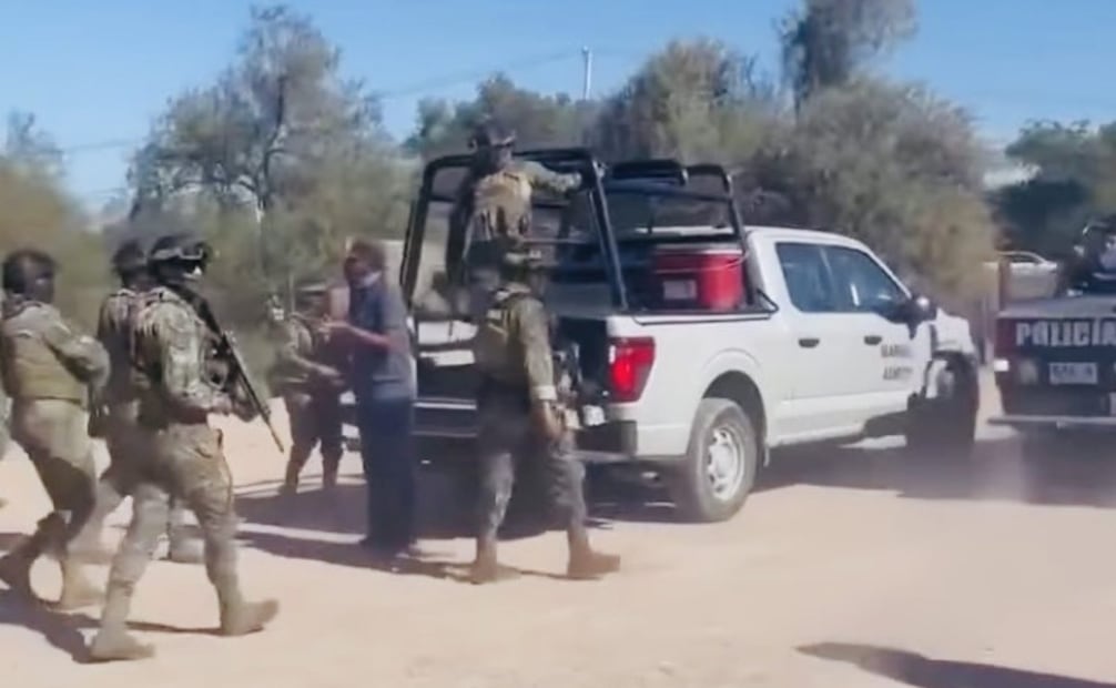 Movilización de fuerzas de seguridad en territorio yaqui desata tensión (02/03/2026). Foto: Especial