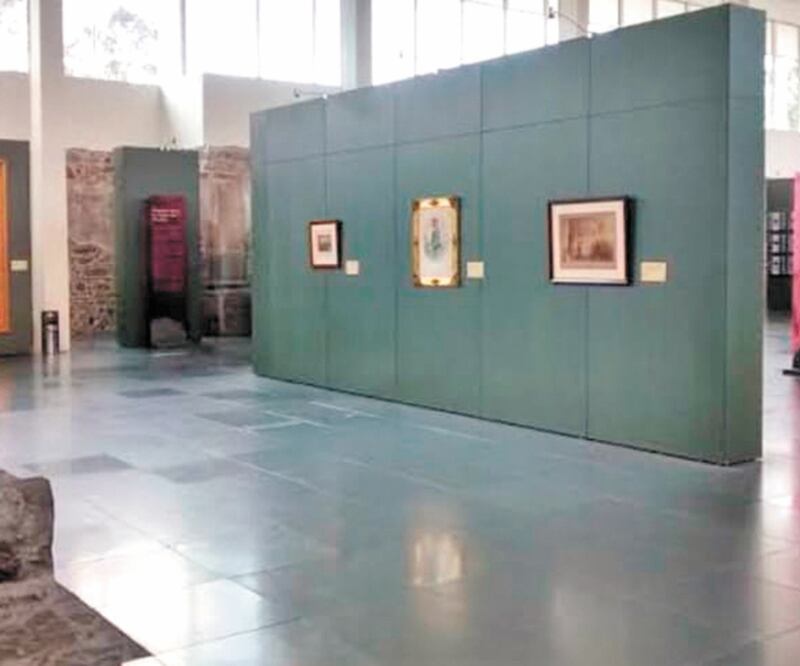 Sala del recinto poblano dedicado a la Batalla del 5 de Mayo de 1862. Foto/CORTESÍA INAH