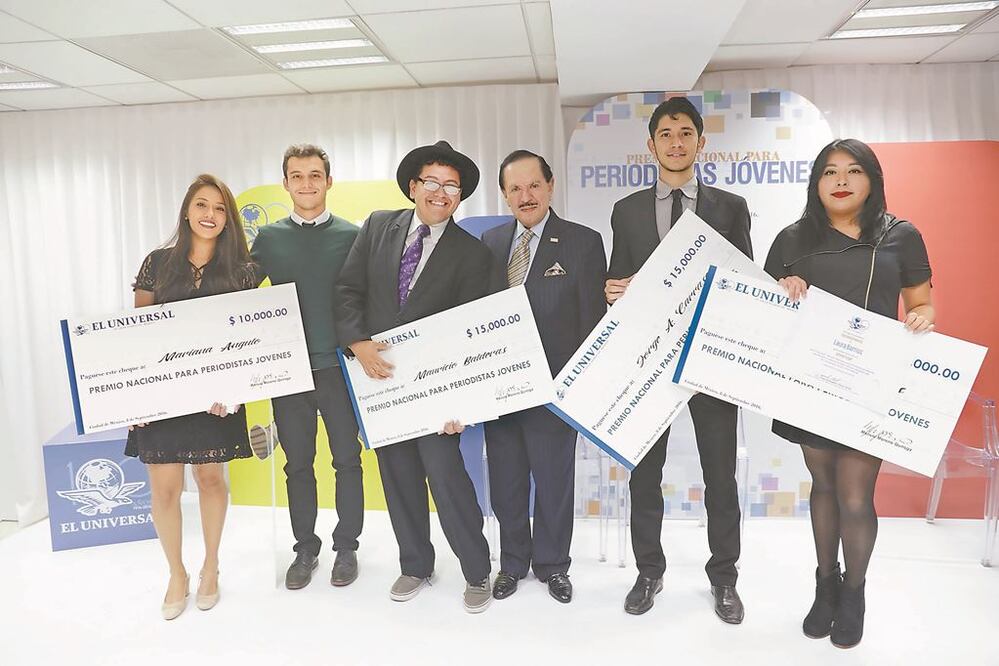 En 2016, durante las celebraciones por el centenario, EL UNIVERSAL organizó un certamen en el que premió trabajos de periodistas jóvenes. ARCHIVO EL UNIVERSAL