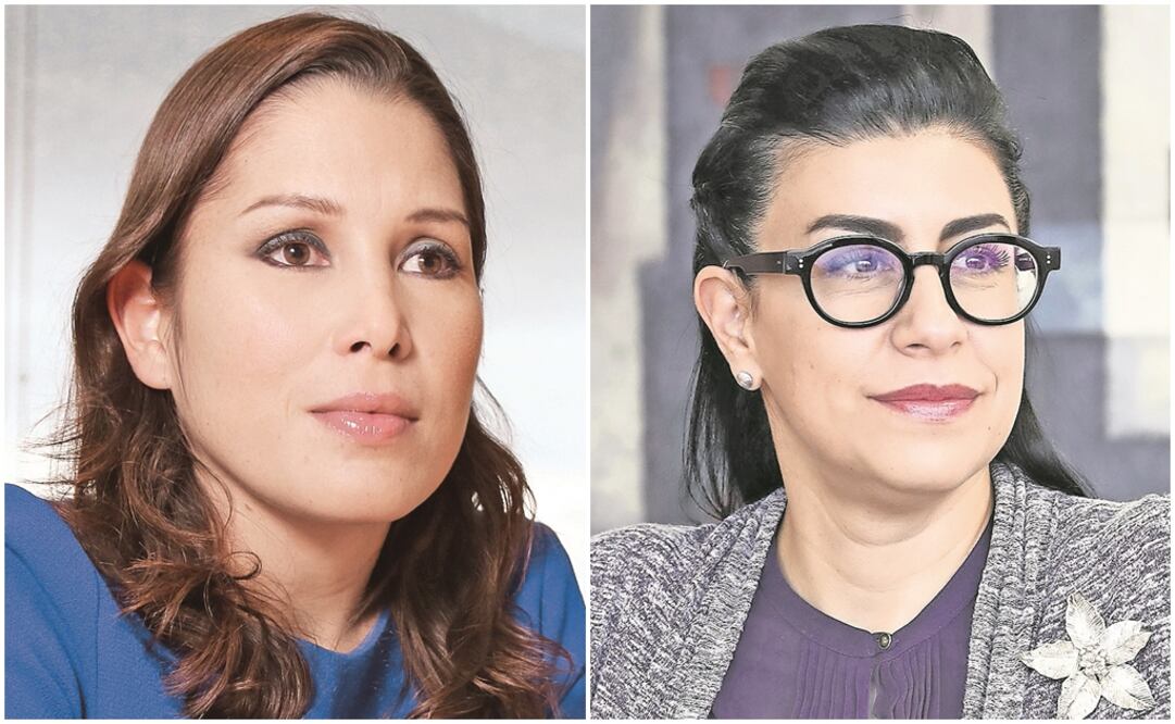 Ximena Puente, former Commissioner of the INAI (left) & Vanessa Rubio, Deputy-Secretary of Finance and Public Credit – Photos: Berenice Fregoso & Juan Carlos Reyes/EL UNIVERSAL