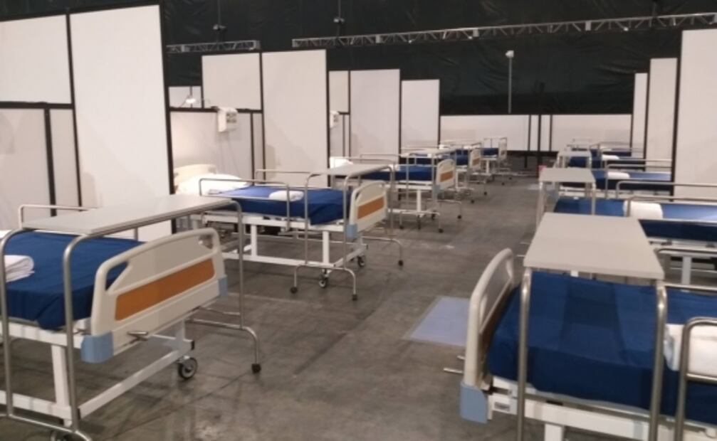 Recibió al primero y despidió al último paciente: Así fue el trabajo del dr. Andrés en la Unidad Covid Citibanamex