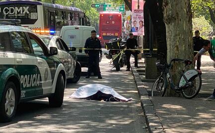 Muere ciclista tras ser atropellado por una unidad de transporte público sobre carril confinado en Reforma