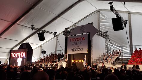 Toyota inaugura su nueva planta en Guanajuato