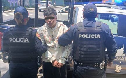 Cae menor de edad por asaltar a una mujer en alcaldía Álvaro Obregón; policías le encuentran un cuchillo de 15 centímetros