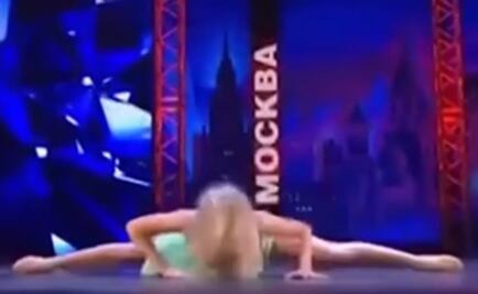 Bailarina rusa se rompe la nariz durante show