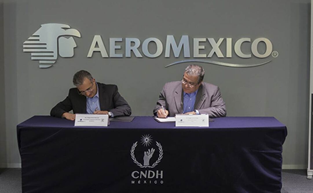 CNDH y Aeroméxico lanzan protocolo para detección de víctimas de trata 