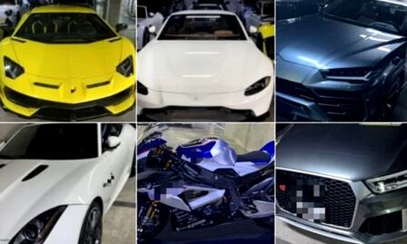 Acusa SSPC a magistrados de devolver 13 autos de lujos, como Lamborghini, Porsche, BMW, a presuntos integrantes del CJNG