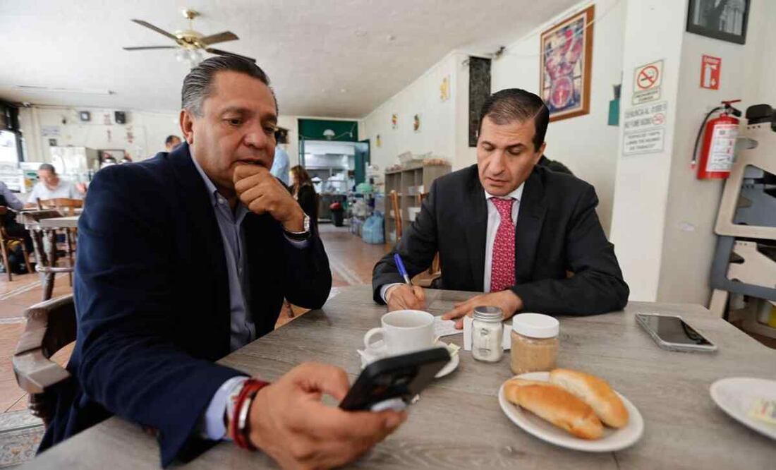En entrevista tras un encuentro previo a los trabajos de transición entre el edil electo y el alcalde saliente, Juan Maccise; el morenista informó que no quiere adelantarse ni prometer sin cumplir. Foto: Jorge Alvarado/EL UNIVERSAL