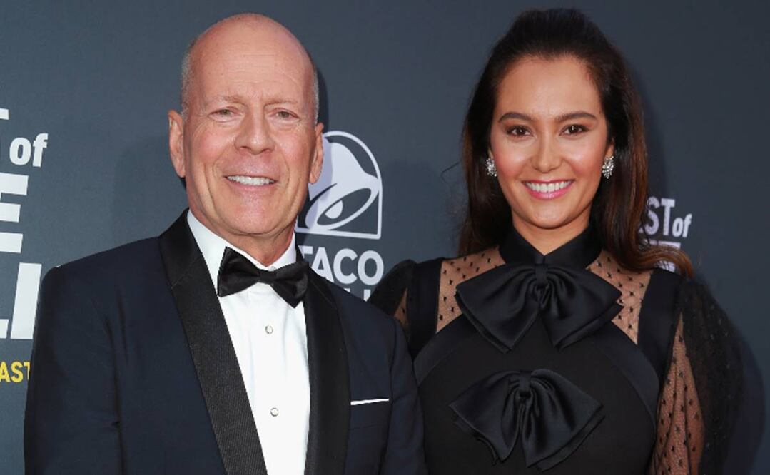 Bruce Willis y su esposa Emma Heming. Archivo AFP.