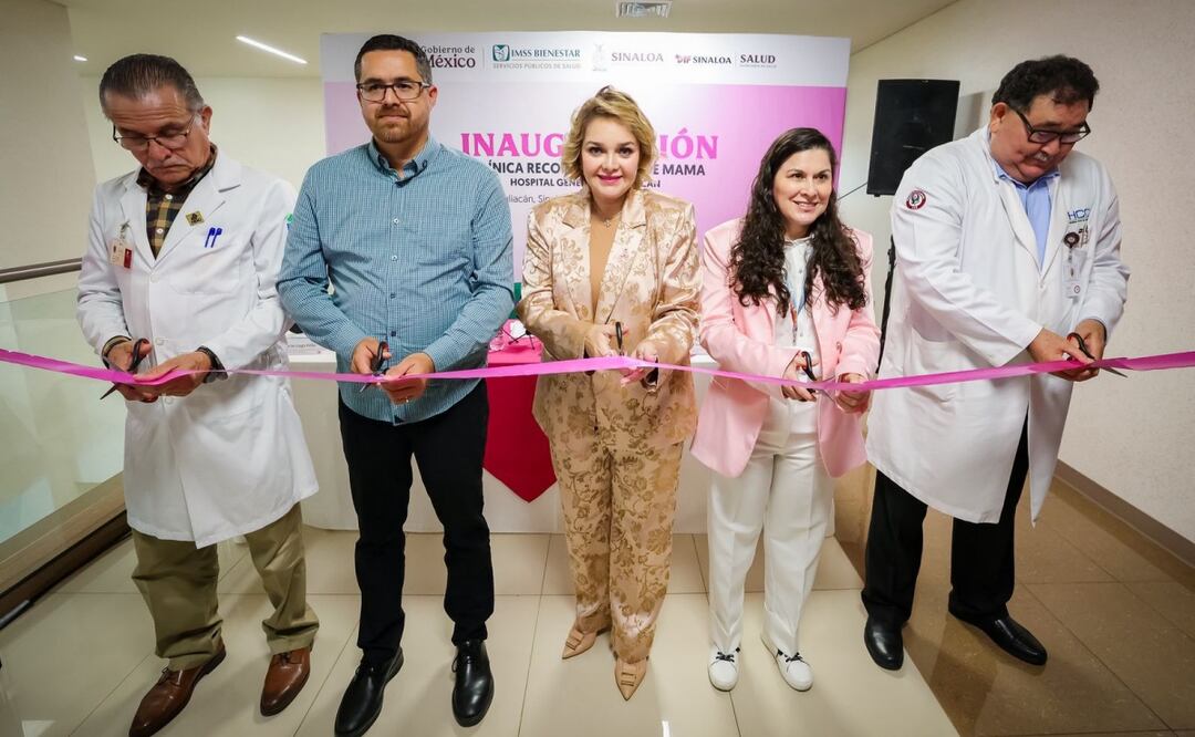 Inauguran clínica reconstructiva de mama en IMSS-Bienestar Culiacán. Foto: Especial