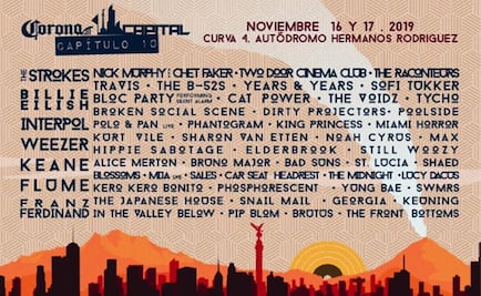 The Strokes, Billie Eilish, Interpol, and Chet Faker in Mexico