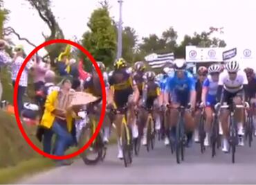 Fiscalía pide meses de prisión para aficionada que causó múltiple accidente en el Tour de Francia