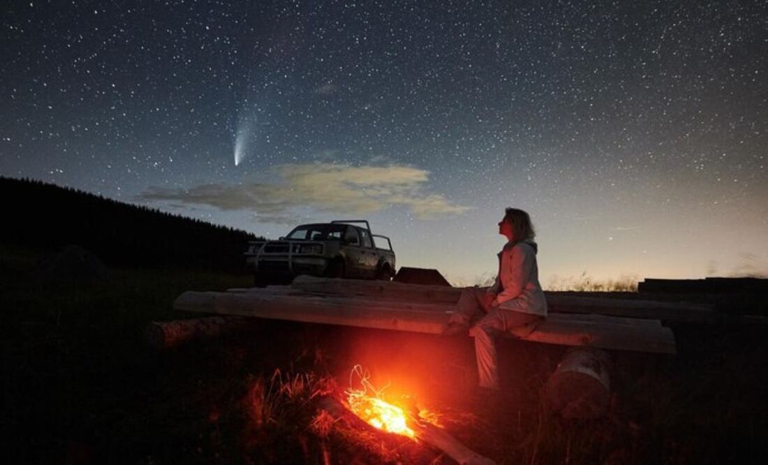 La próxima lluvia de estrellas. Fuente: Freepik